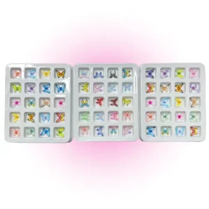 set x6 dijes de mariposa modelos surtidos naez 50863/dh85086