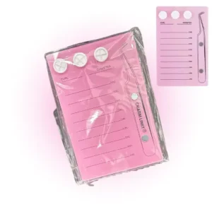 base porta extensiones de pestaÑas, pegamento y pinza charm limit 81243