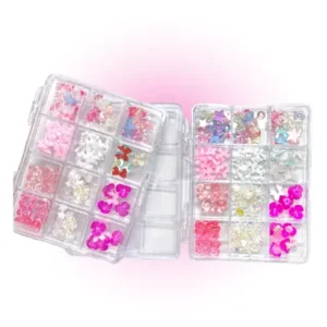 deco surtida para uÑas con organizador naez 50634/d