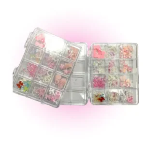 deco surtida para uÑas con organizador naez 50702