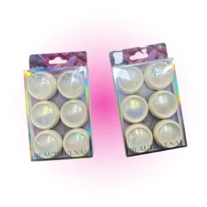 set x6 polvos para decoracion de uÑas 26035