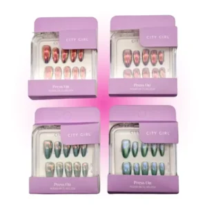 uÑas postizas almendra city girl 10287