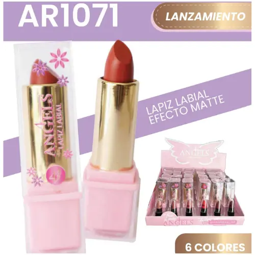 labial en barra matte 4angels ar1071