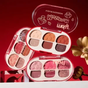 paleta de sombras para ojos x6 colores mely 60329