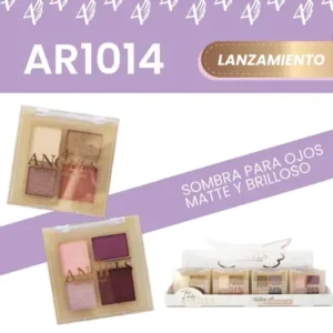 paleta de sombras x4 colores 4angels 68466/ar1014