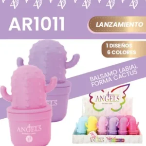balsamo hidratante de labios en forma de cactus 4angels 68725/ar1101