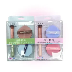 set de brocha + borlas esponjas de maquillaje 10102