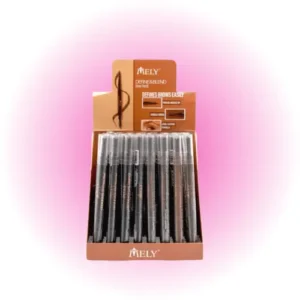 lapiz para ceja retractil con cepillo para difuminar mely 82795