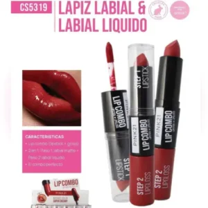 2en1 labial en barra + liquido matte pink 21 69029/cs5319