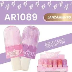 brillo labial con glitter forma de helado 4angels 85234/ar1089