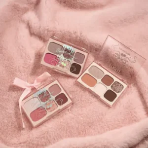 paleta de sombras +rubor + iluminador mely 60277