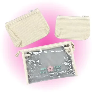 *3 neceser/porta cosmeticos de diferentes colores 37055