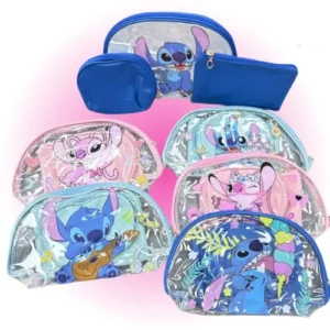 *3pcs neceser/porta cosmÉtico de stitch 80663