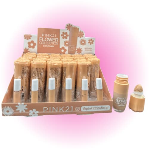 corrector liquido con aplciador de esponja pink 21 85548/cs5999 corrector liquido con aplciador de esponja pink 21 85548/cs5999