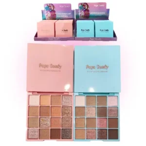 paleta de sombras para ojos x16 colores popo candy 01038