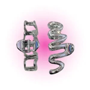broche grande plateado para cabello 1879 3/1879 2