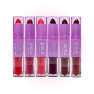 labial duo en barra + liquido ruby rose hb 8614/01198