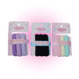 set x3 colitas para el cabello colores surtidos 1642 3/1642 4