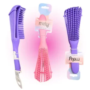 cepillo desenredante anti frizz para rulos mely 17875