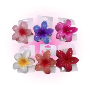 broche de flor hawaiana para cabello
