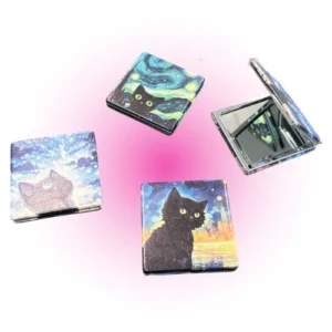 espejo doble con aumento para cartera 63758
