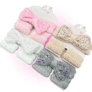 set de vincha + muÑequera mely 10304