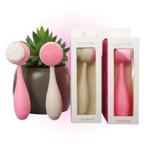 cepillo limpiador y exfoliante facial city girl 02416