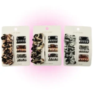 kit de colitas + hebillas city girl 20085