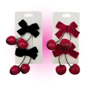 set de hebillas de cerezas city girl 27717