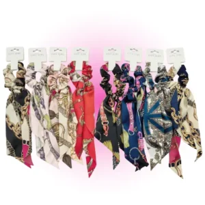 colita de cabello tipo paÑuelo estampado city girl 25117