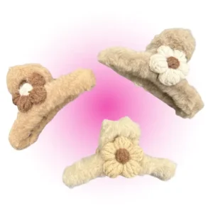 broche para cabello tipo peluche mely 30091