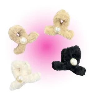 broche para cabello tipo peluche mely 30107