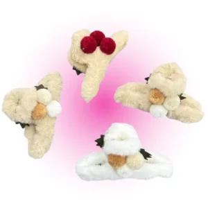broche para cabello tipo peluche mely 30077