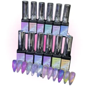 caja x6 esmaltes semi ojo de gato charm limit 65050/zma my05