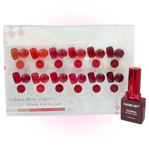 esmalte semi jellyy gelatina translucido tonos rojos charmlimit 90164