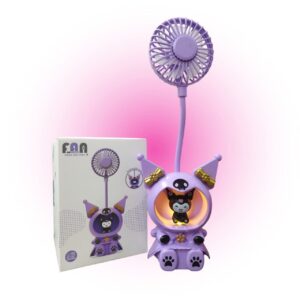 ventilador portatil con luz varios diseÑos