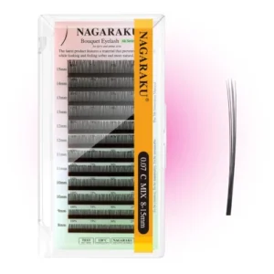 extension de pestaÑas bouquet eyelash nagaraku 0.07d mix 8 15mm