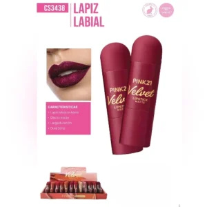 labial en barra matte pink 21 88228/cs3438