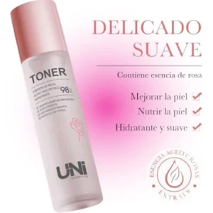 toner tonico facial de rosas uni cosmeticos 827444/uni27444