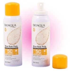 protector solar con pulpa de arroz aerosol bioaqua 150ml 39019/bqy39019