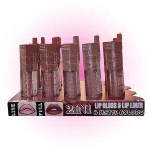lip combo labial liquido + lapiz delineador de labios 31051