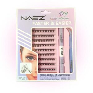 kit de pestaÑas postizas naez pegamento + sellador + pinza 70779/dh507 077