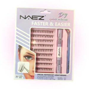 kit de pestaÑas postizas naez pegamento + sellador + pinza 70755/dh507 07516800