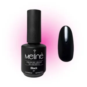 esmalte semi uv/led black/negro melinÉ