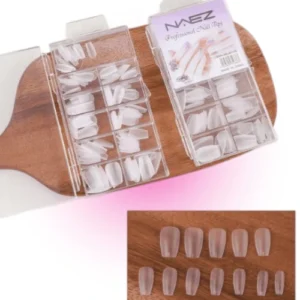 x120 pcs tips prelimado coffin corto naez 16883/bc1688