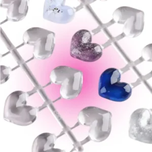 x120pcs muestrario corazon charm limit 03127/cml 260c
