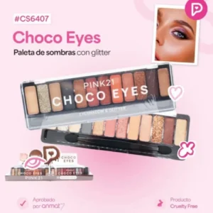 paleta de sombras para ojos 12 colores pink 21 88518/cs6407
