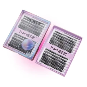 pestaÑas postizas cluster nails 40d+50d 0.07d mix 8mm 14mm naez 23768
