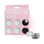 pigmento blanco y negro para difuminados uÑas 41916