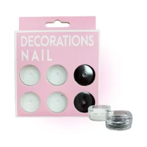pigmento blanco y negro para difuminados uÑas 41916
